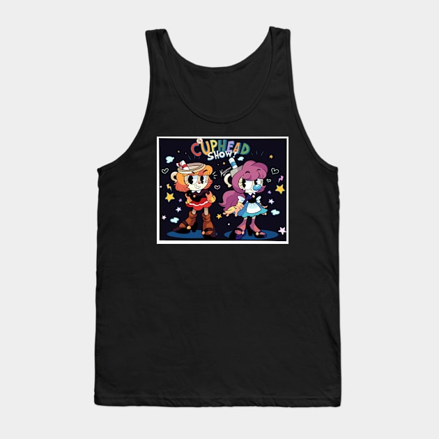 Cuphead girls Tank Top by Klaudiapasqui 96